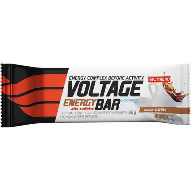 Nutrend VOLTAGE ENERGY 65 G KÁVA Energetická tyčinka , G
