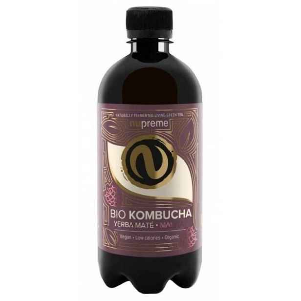 NUPREME YERBA MATÉ & MALINA BIO 400 ML Kombucha