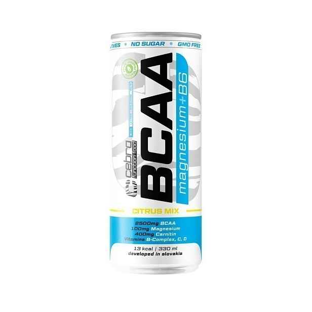 Cebra CFF BCAA Mg + B6 , Citrus, 24x300ml