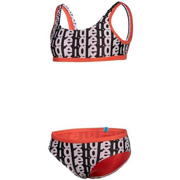 Arena MONOGRAM Dívčí bikiny, lososová -7Y