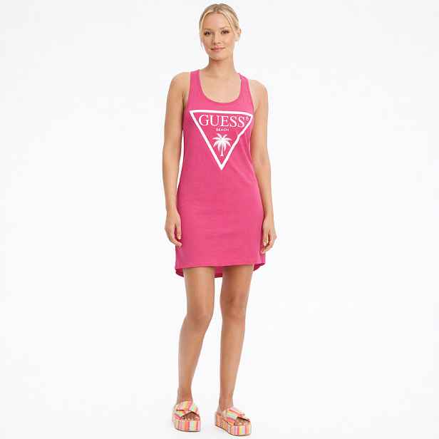 Guess logo tank top dress s