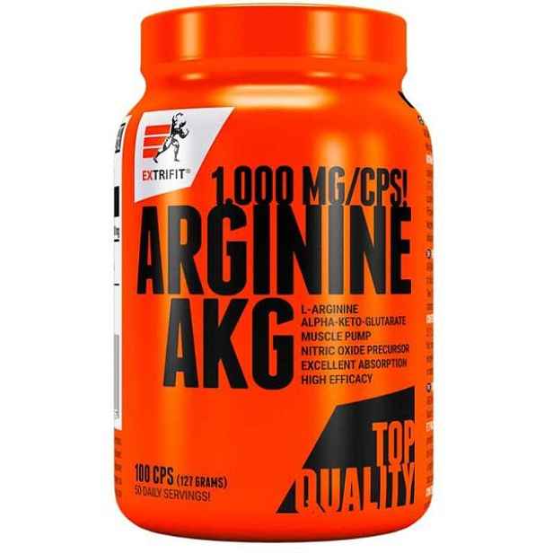 EXTRIFIT ARGININE AKG 1000 MG 100 CPS Aminokyseliny