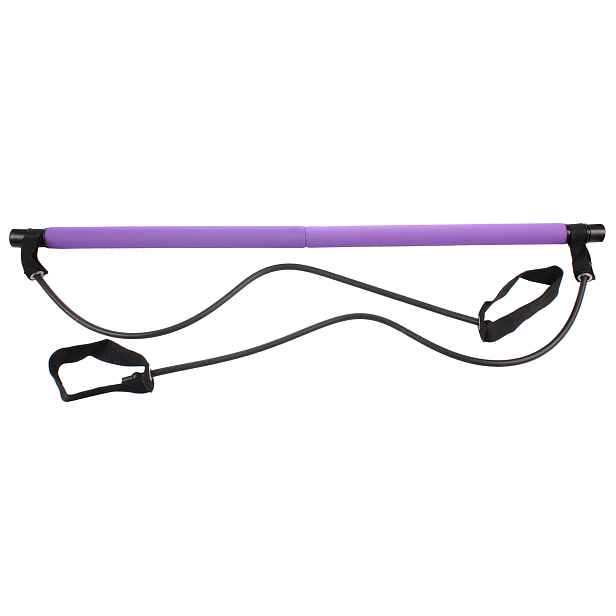 Pilates Sticks posilovací tyč s gumou