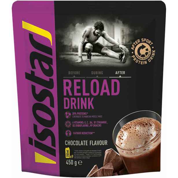 Isostar AFTER SPORT DRINK 450 G ČOKOLÁDA Proteinový nápoj v prášku , G