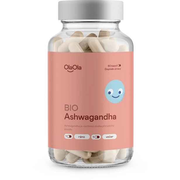 OlaOla BIO ASHWAGANDHA Adaptogenní kapsle