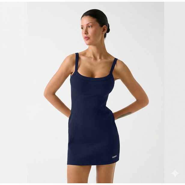 Guess stella rib short dress s