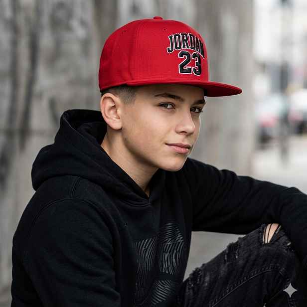 Jordan jersey flatbrim cap 8-20yr