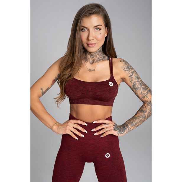 Gym Glamour Podprsenka bezešvá Melange