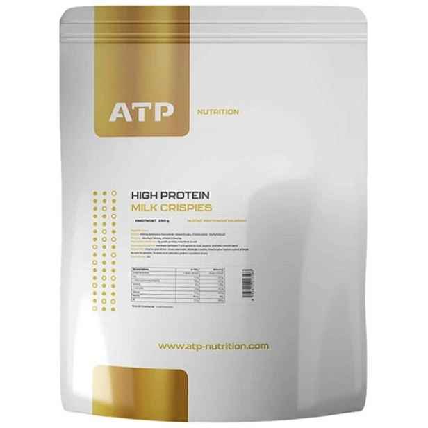 ATP NUTRITION HIGH PROTEIN MILK CRISPIES 250 G Proteinové křupinky , G