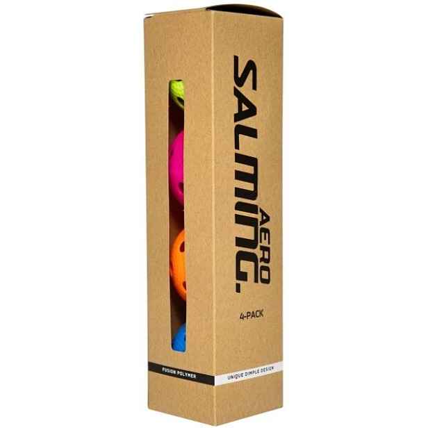 Salming AERO BALL 4-PACK Florbalový míček, mix