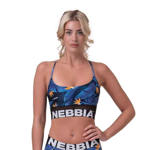 Dámská sportovní podprsenka Nebbia Earth Powered 565 Ocean