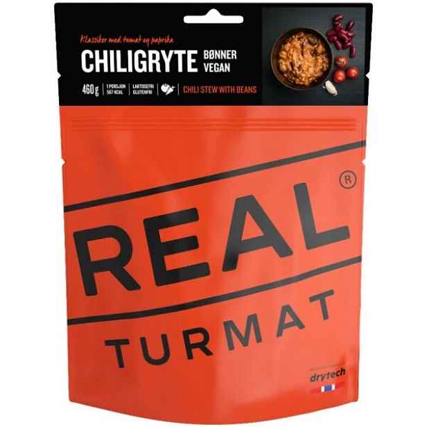REAL TURMAT CHILLI FAZOLE (VEGAN) Cestovní a expediční strava, dummy