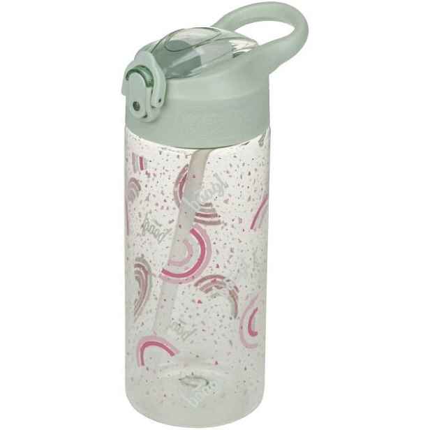 BAAGL DUHA 500 ML Tritanová láhev s brčkem , ML
