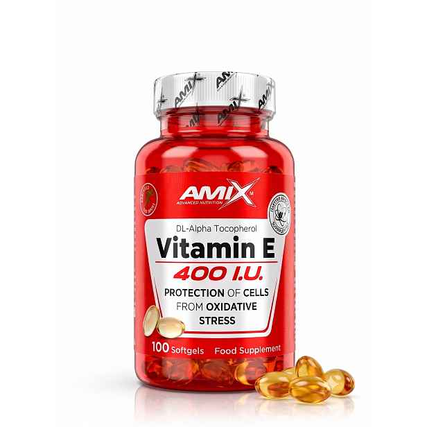 AMIX Vitamin E 400 IU, 100softgels
