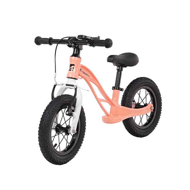 Ultralehké odrážedlo inSPORTline Pufino 12" • 3,5 kg broskvová