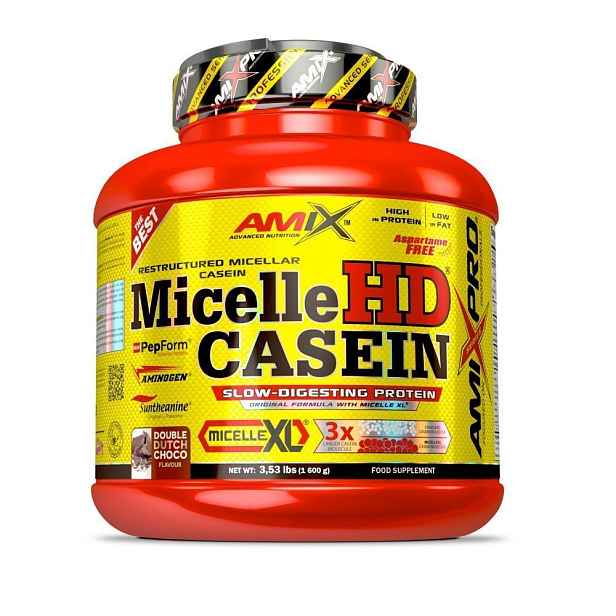 AMIX MicelleHD Casein, French Strawberry Yoghurt, 1600g