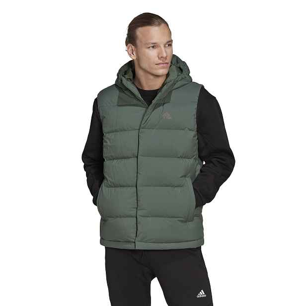 adidas Helionic Hooded Down Vest