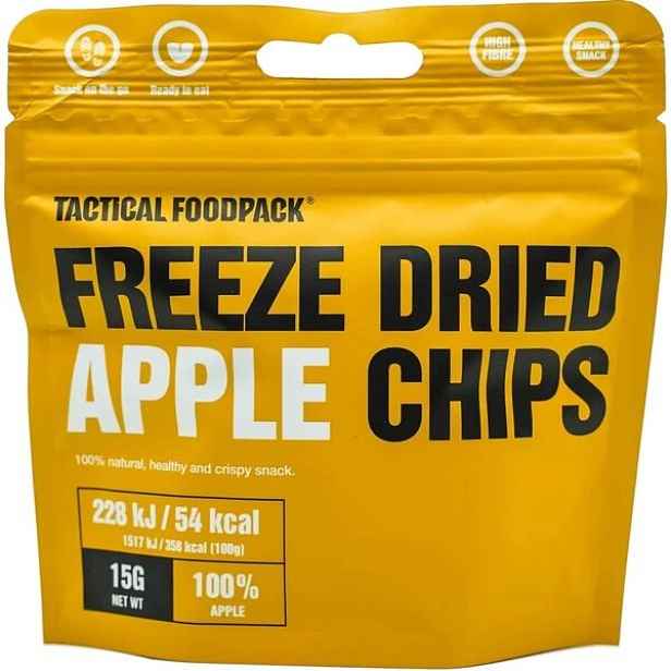 TACTICAL FOODPACK LYOFILIZOVANÉ JABLEČNÉ LUPÍNKY 15 G Jablečné lupínky