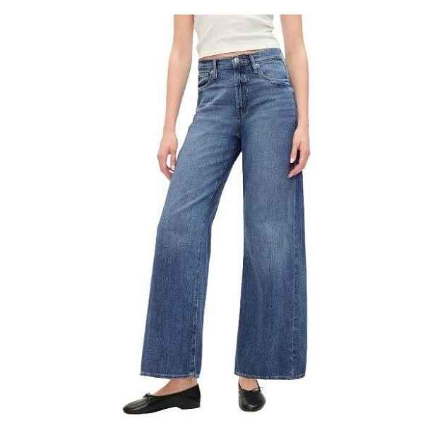 GAP V-HR WIDE LEG MED FRISCO Dámské džíny