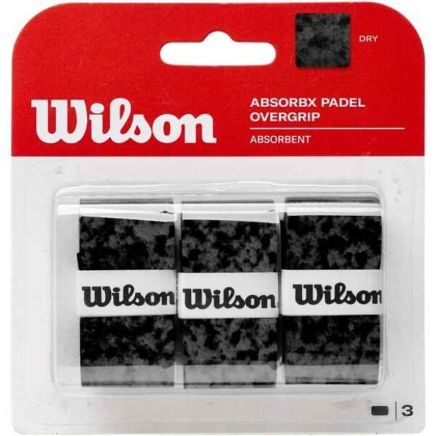 Wilson ABSORBX OVERGRIP PADEL 3PACK Vrchní omotávka pro padelové rakety