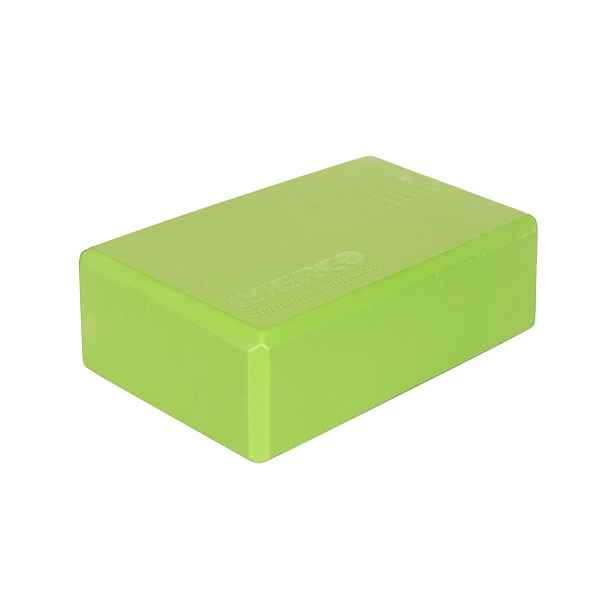 Yoga Block kostka na jógu limetková, 7,5 cm
