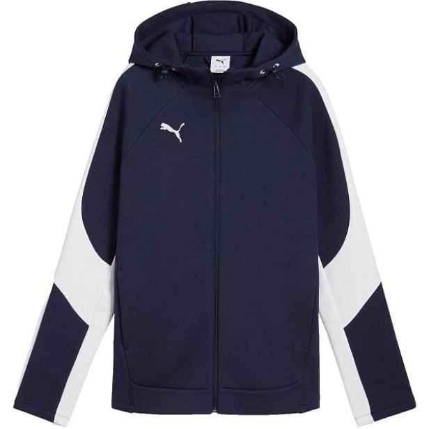 Puma TEAMEVOSTRIPE HOODED JACKET W Dámská sportovní bunda