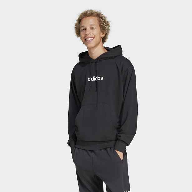 adidas ESSENTIALS LINEAR FRENCH TERRY HOODIE