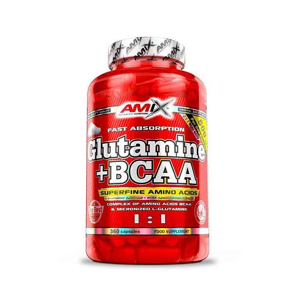 AMIX -Glutamine + BCAA - cps, 360cps