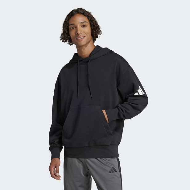 adidas ESSENTIALS LOSE FIT THREE FT HOODIE