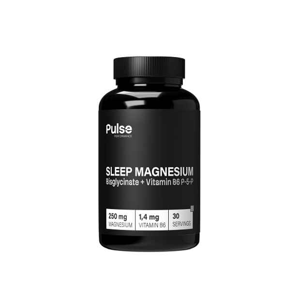 PULSE PERFORMANCE SLEEP MAGNESIUM BISGLYCINATE 250 MG + P5P 60 KAPSLÍ Hořčíkový suplement