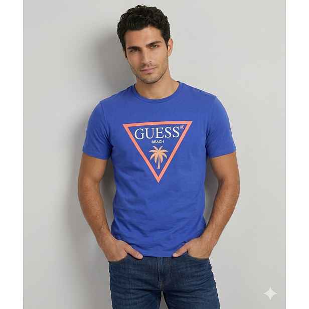 Guess ss cn new triangle palm tee m