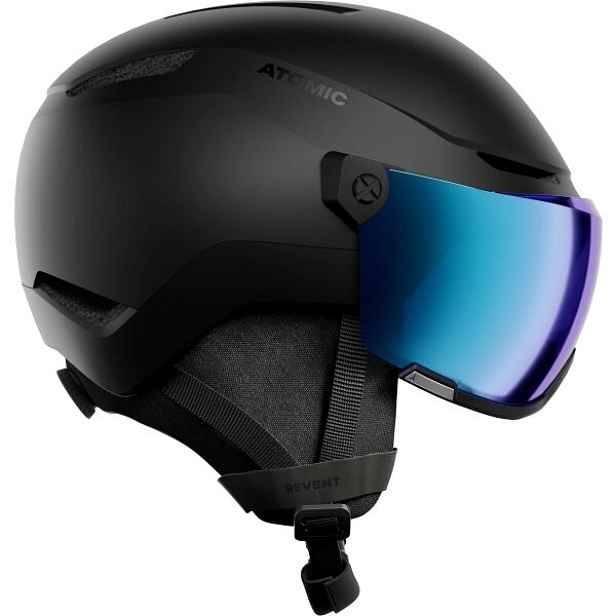 Atomic REVENT VISOR STEREO Lyžařská helma s visorem , velikost (59 - 63)