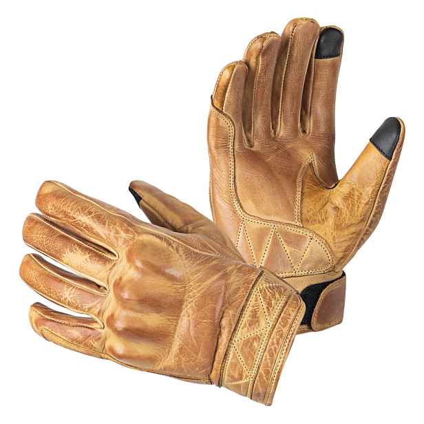 Kožené moto rukavice B-STAR Chatanna vintage