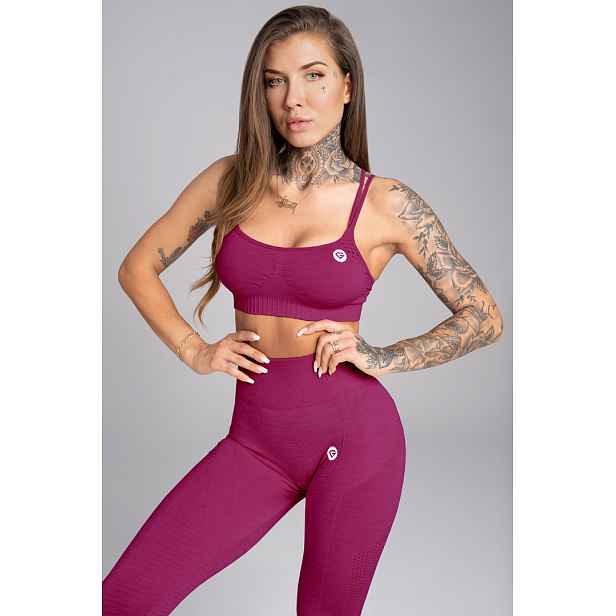 Gym Glamour Podprsenka bezešvá Jelly Berry