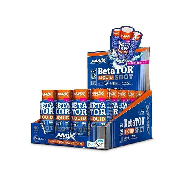 AMIX BetaTOR Liquid HMB SHOT, 20x60ml, Berries