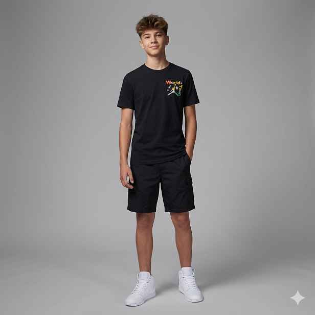 Jordan JDB MJ WORLD TOUR TEE 128-132 CM
