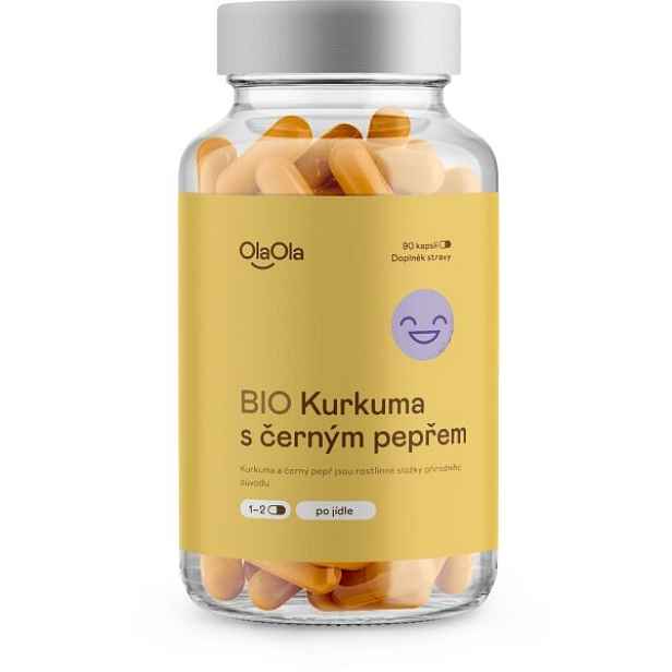 OlaOla BIO KURKUMA ČERNÝM PEPŘEM Přírodní antioxidant
