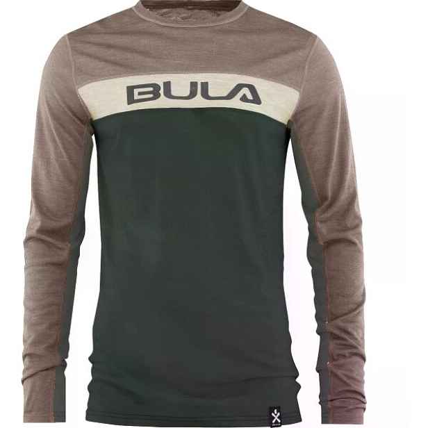Bula RETRO MERINO WOOL CREW Pánské funkční triko