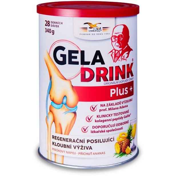 GELADRINK PLUS ANANAS 340 G Regenerační kloubní výživa , G