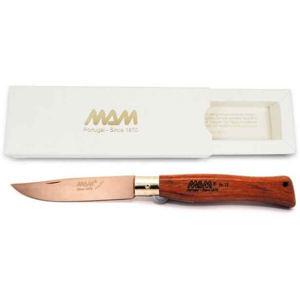 MAM DOURO 2062 BRONZE TITANIUM BUBINGA Zavírací nůž s pojistkou