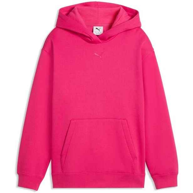 Puma ESSENTIALS CENTRED CAT LOGO RELAXED HOODIE FL G Dívčí mikina