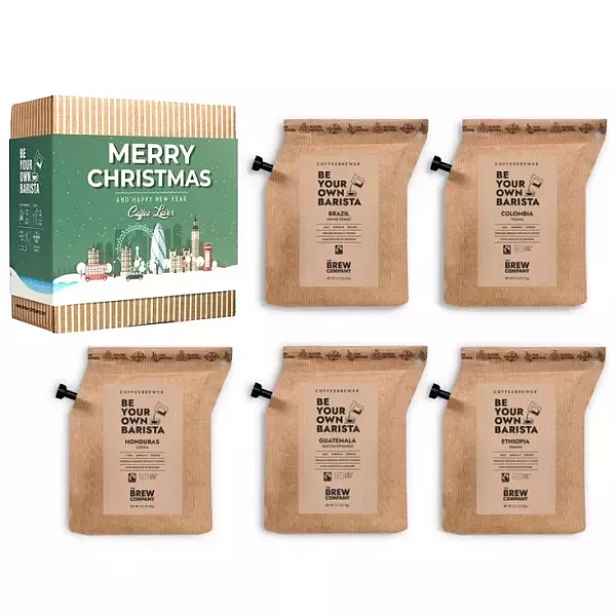 THE BREW COMPANY DÁRKOVÉ BALENÍ KÁVY - VÁNOCE 5 KS Dárkový kávový set