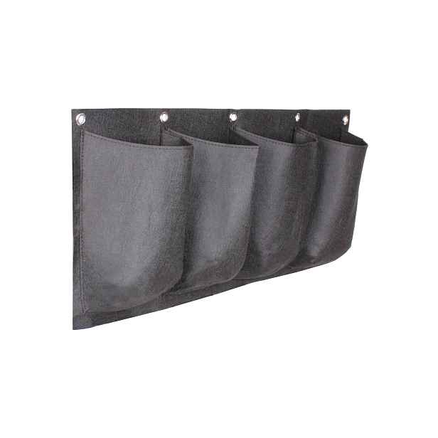 Horizontal Grow Bag 4 textilní květináče na zeď , 1 ks