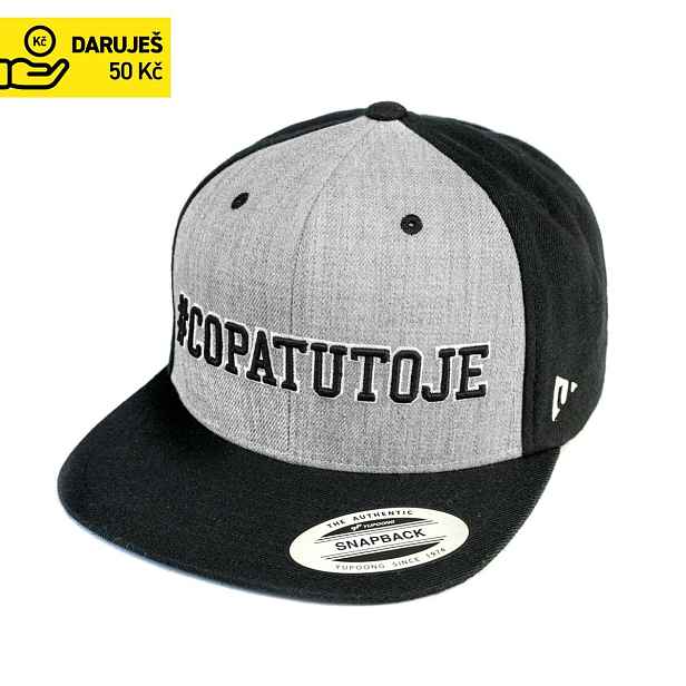 HORSEFEATHERS Snapback kšiltovka COPATUTOJE /ash