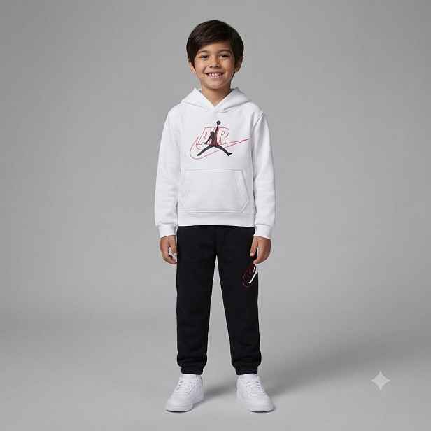 Jordan jm swoosh flc po set 98-104 cm