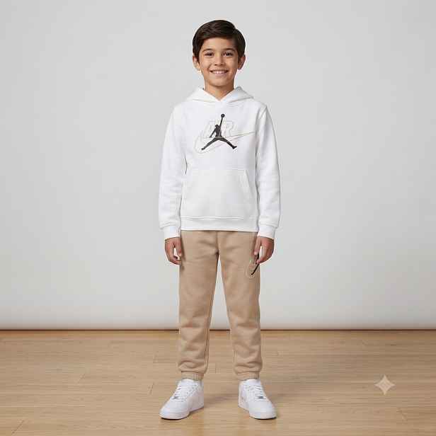 Jordan jm swoosh flc po set 92-98 cm