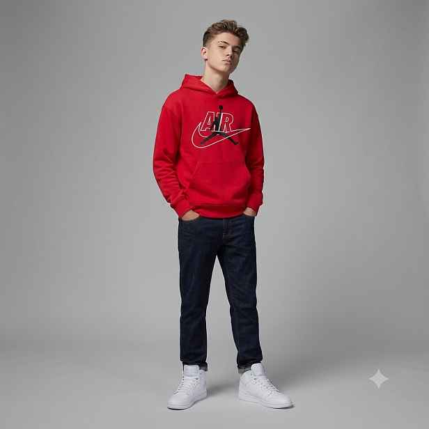 Jordan mj jumpman air hooded ls m