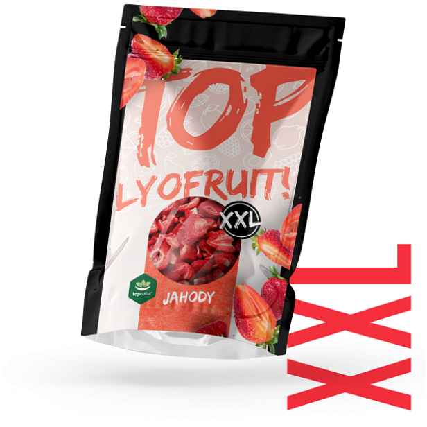 TOPNATUR LYOFILIZOVANÉ JAHODY 70 G Lyofilizované jahody , G