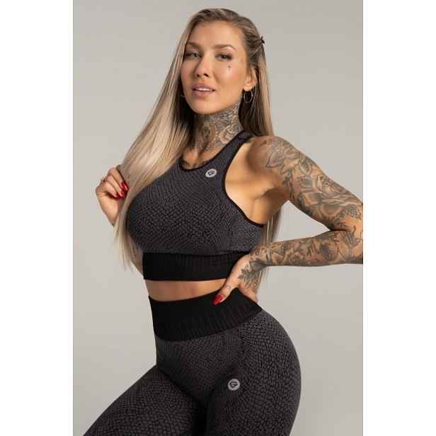 Dámská podprsenka gym glamour push up snake / xs