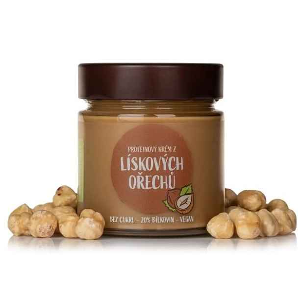 NATURAL PROTEIN LÍSKOOŘÍŠKOVÝ KRÉM (250 G) Ořechový krém , G